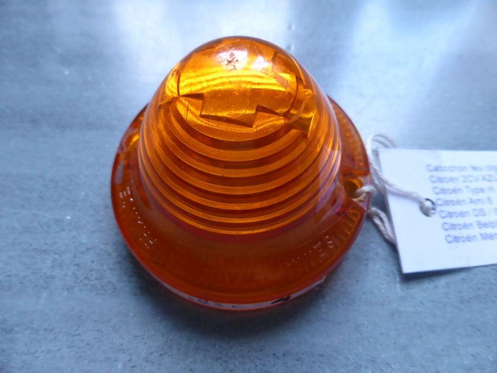 Cabochon feu clignotant orange SEIMA 183C LesAnciennes.com