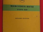 image_0-Mercédès type 219, notice d'entretien 1959