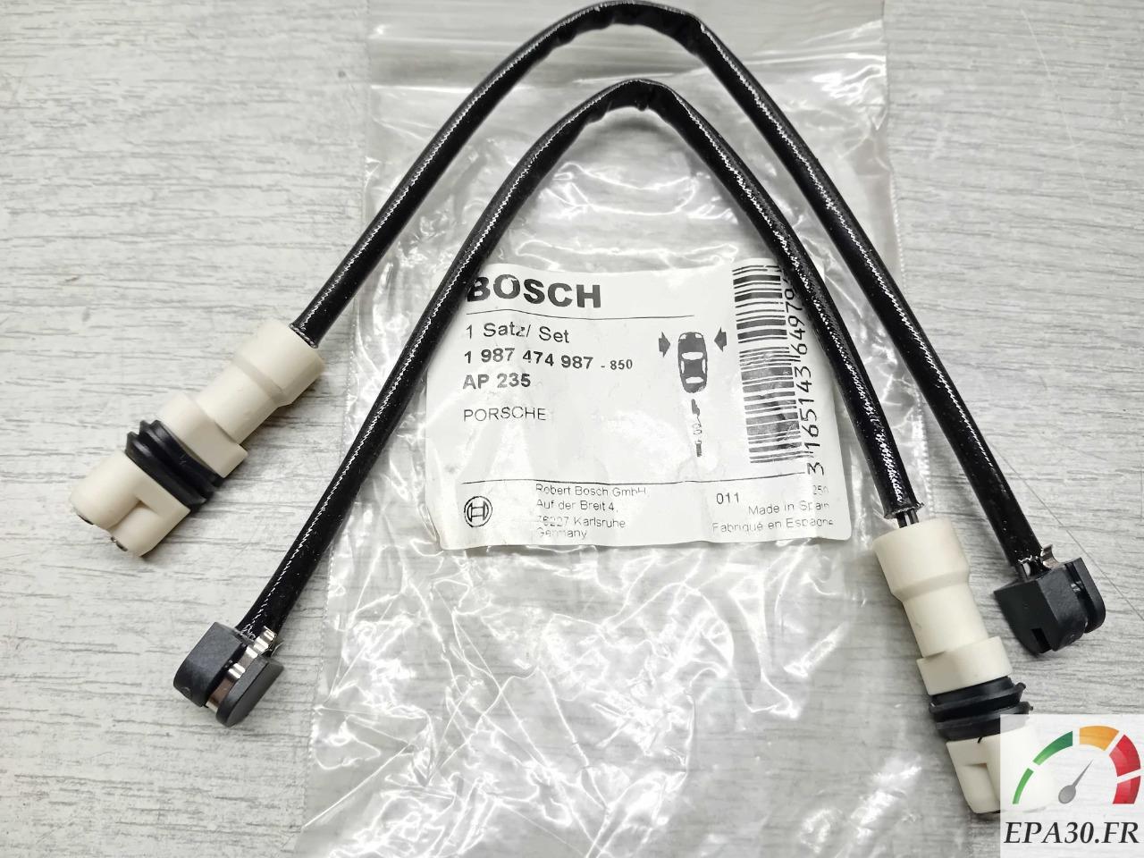 1987474987 TEMOINS PLAQUETTES DE FREIN PORSCHE 944 LesAnciennes.com