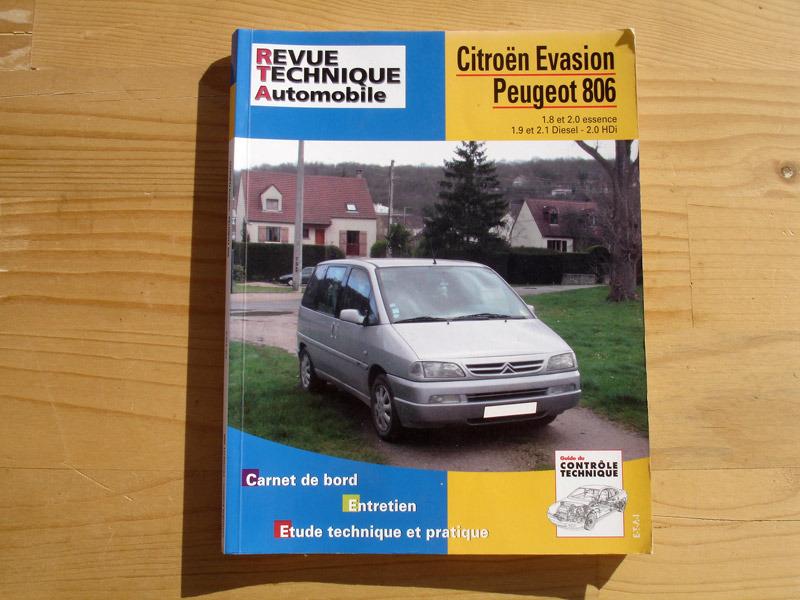 RTA revue tech Citroen Evasion Peugeot 806 LesAnciennes.com