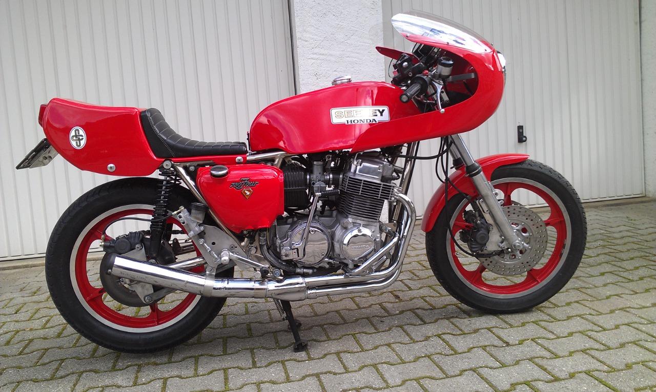 SEELEY seeley -honda 750 750 four - 1976 LesAnciennes.com