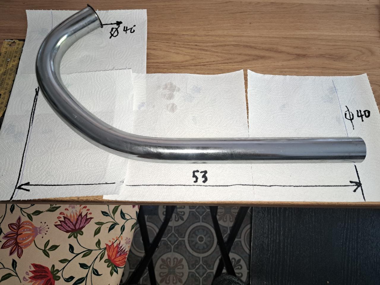 Coude echappement DKW Rt200 LesAnciennes.com