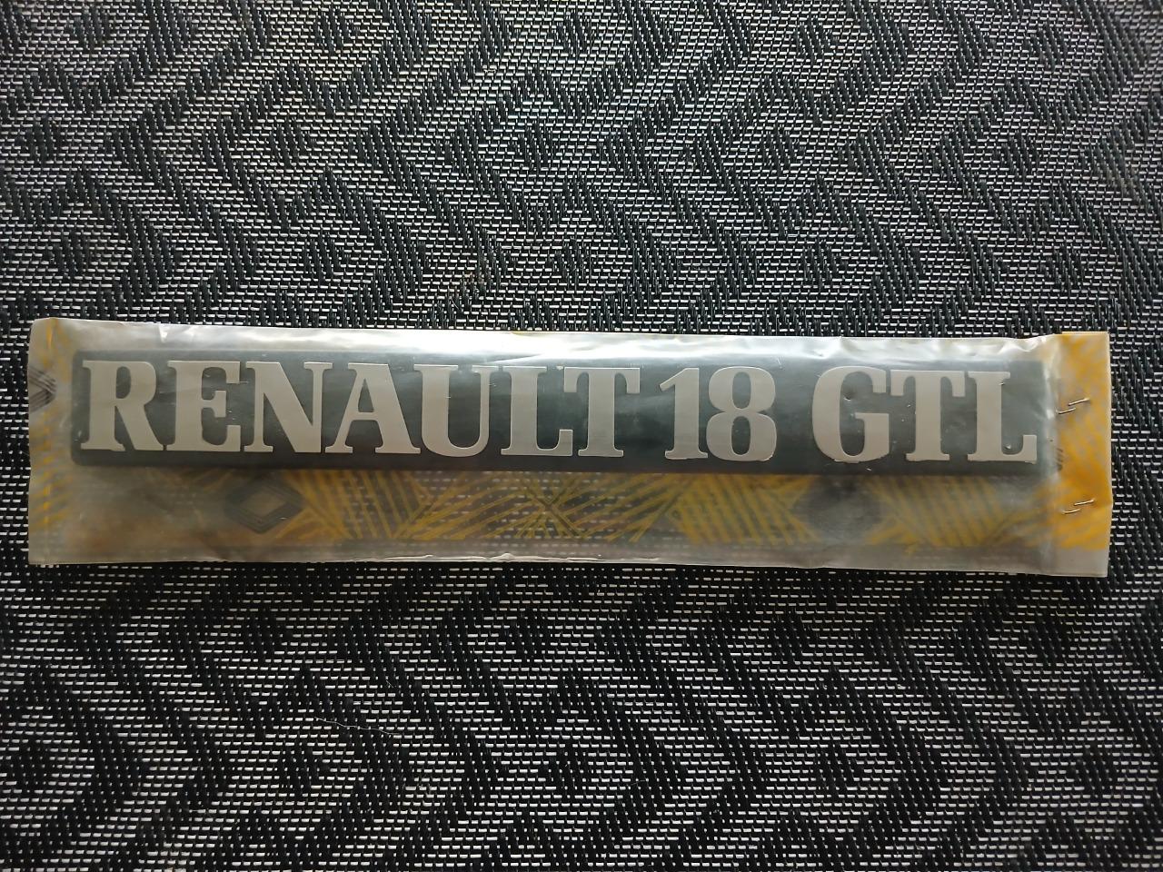 Monogramme RENAULT 18 (R18) GTL LesAnciennes.com