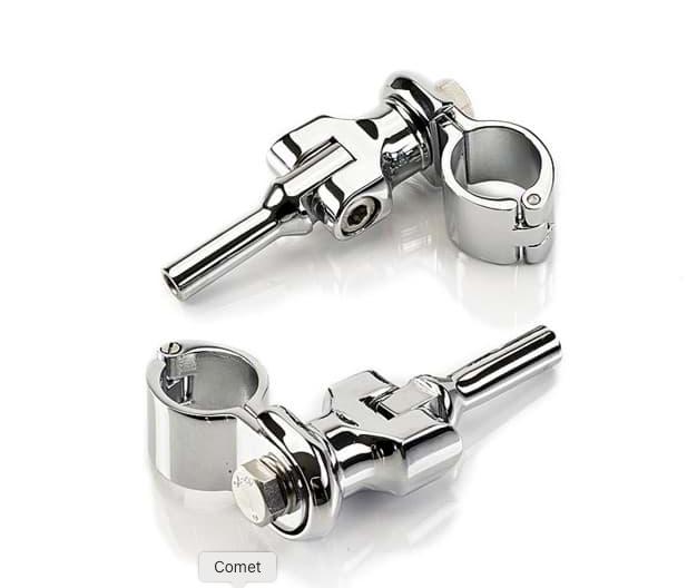 Repose-pieds pilote style Custom LesAnciennes.com