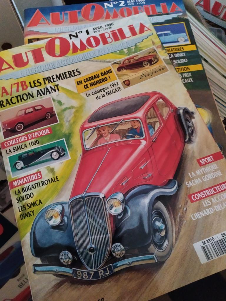 Ensemble de revues AUTOMOBILIA depuis le n°1 LesAnciennes.com