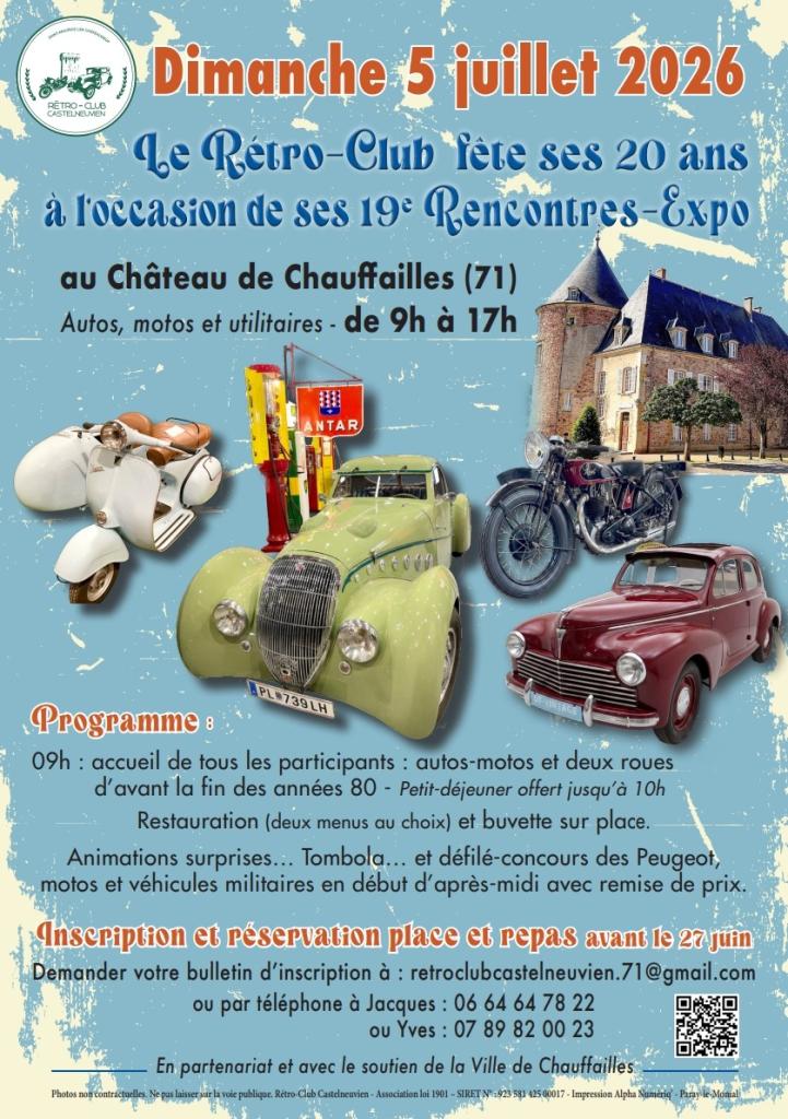 19e Rencontres-Expo du Rétro-Club Castelneuvien LesAnciennes.com