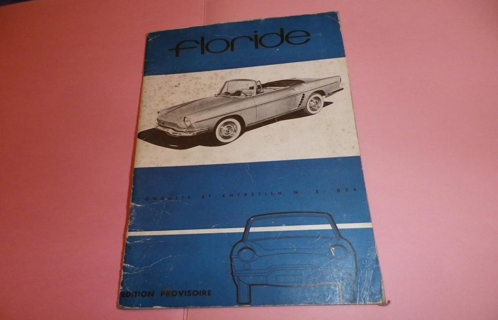 RENAULT FLORIDE MANUEL DE BORD/LIVRET D'ENT LesAnciennes.com