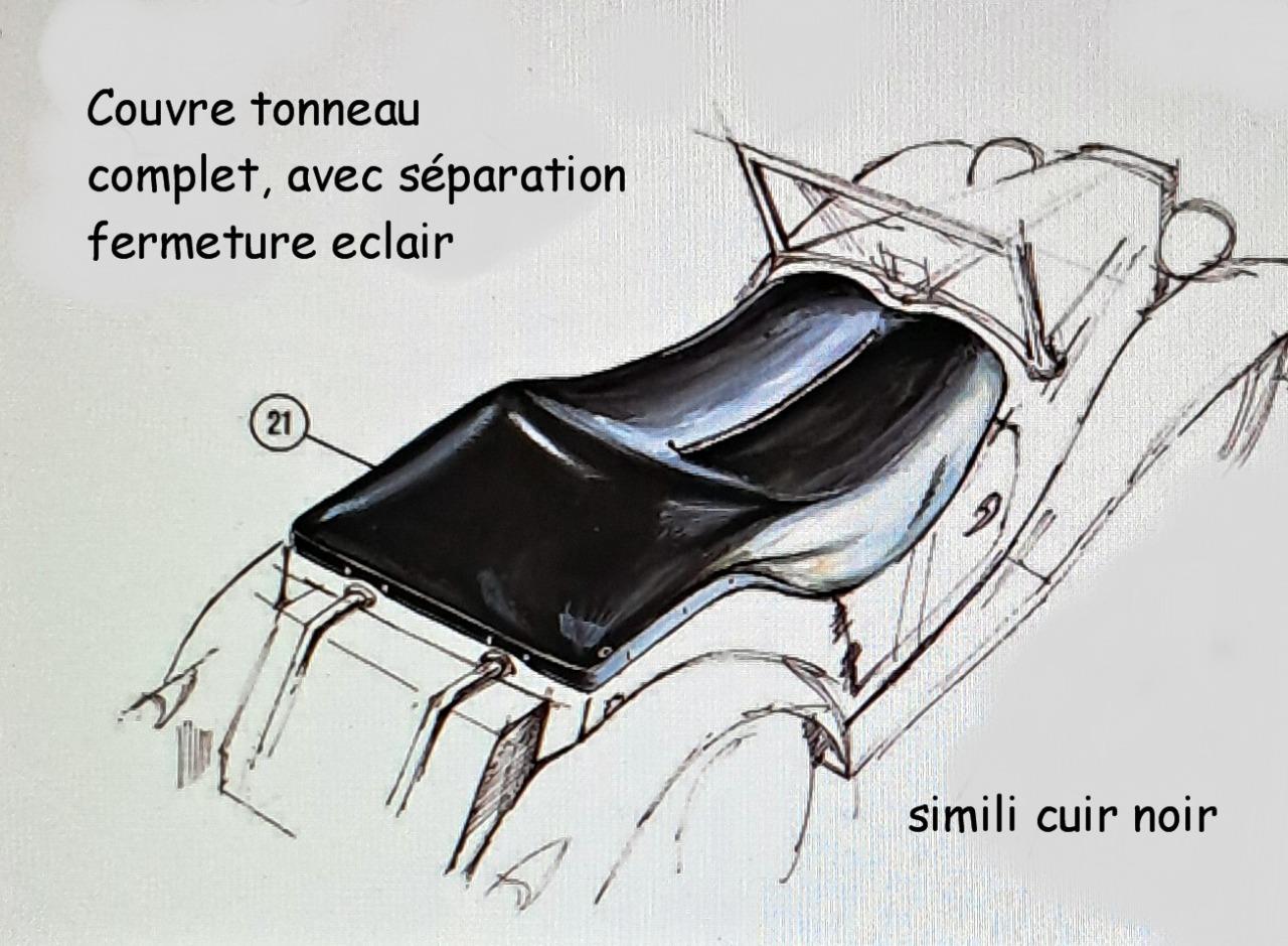 Couvre tonneau MG TF LesAnciennes.com