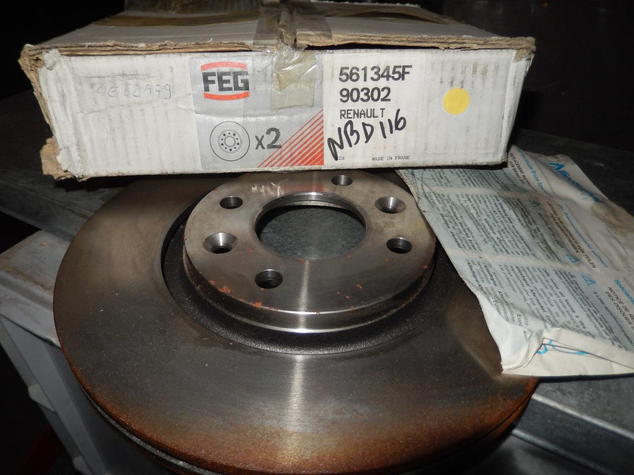 2 Disques de frein neufs RENAULT 21 (R21) LesAnciennes.com