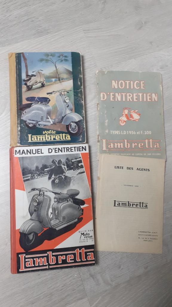 Manuels entretien scooter Lambretta LesAnciennes.com