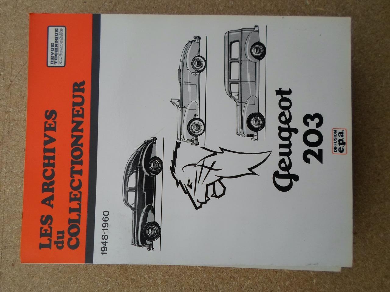 Les Archives du Collectionneur Peugeot 203 LesAnciennes.com