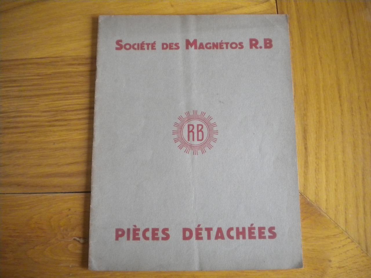 Catalogue pièces Magnétos R . B LesAnciennes.com