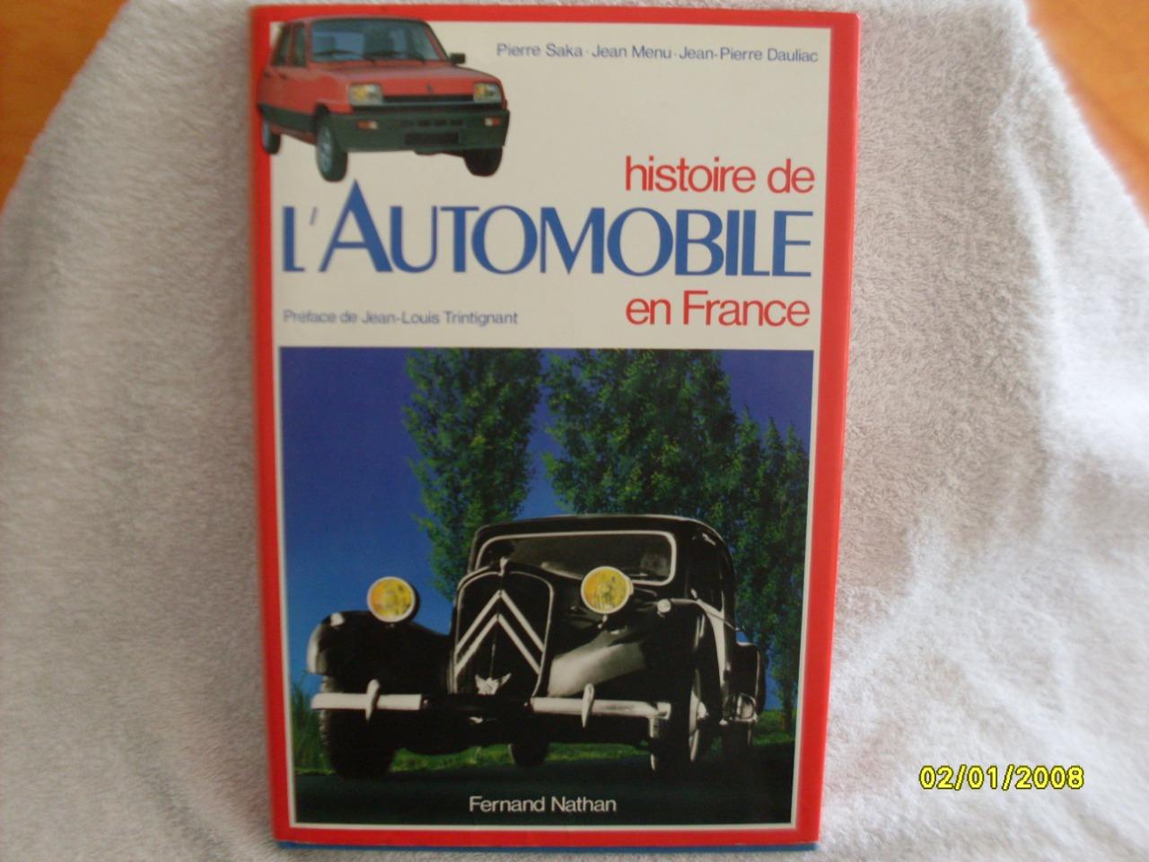 Livre auto Histoire de l'automobile en france LesAnciennes.com
