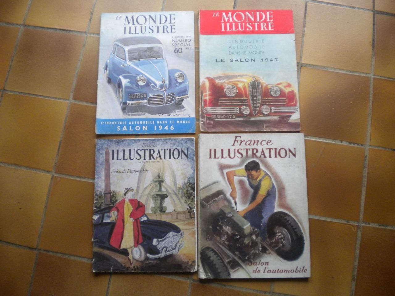 L'illustration automobile lot 9 livres LesAnciennes.com