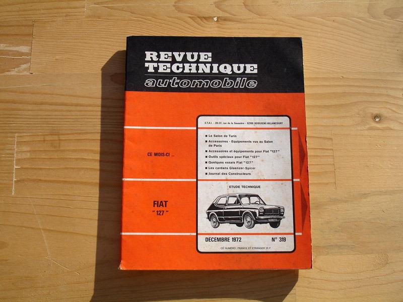 Revue technique RTA Fiat 127 LesAnciennes.com