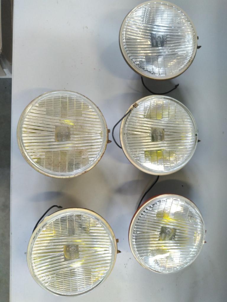 5 optiques CIBIE diam 145 LesAnciennes.com
