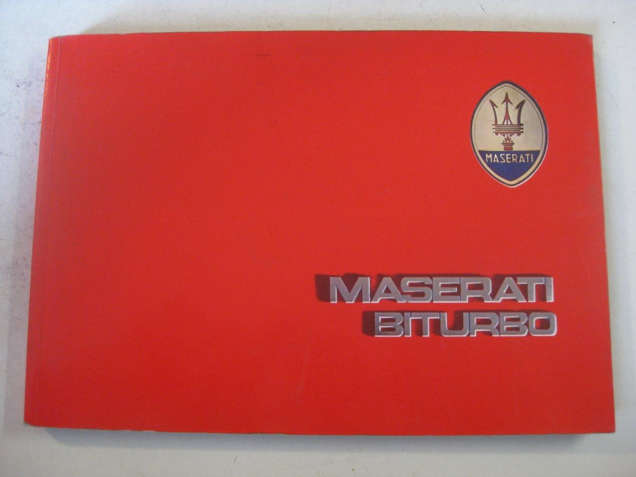 Maserati Biturbo, Notice d'entretien LesAnciennes.com