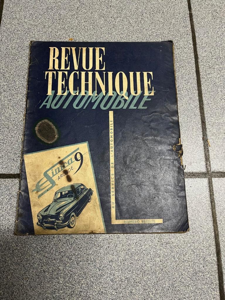 Revue technique automobile Simca 9 Aronde LesAnciennes.com