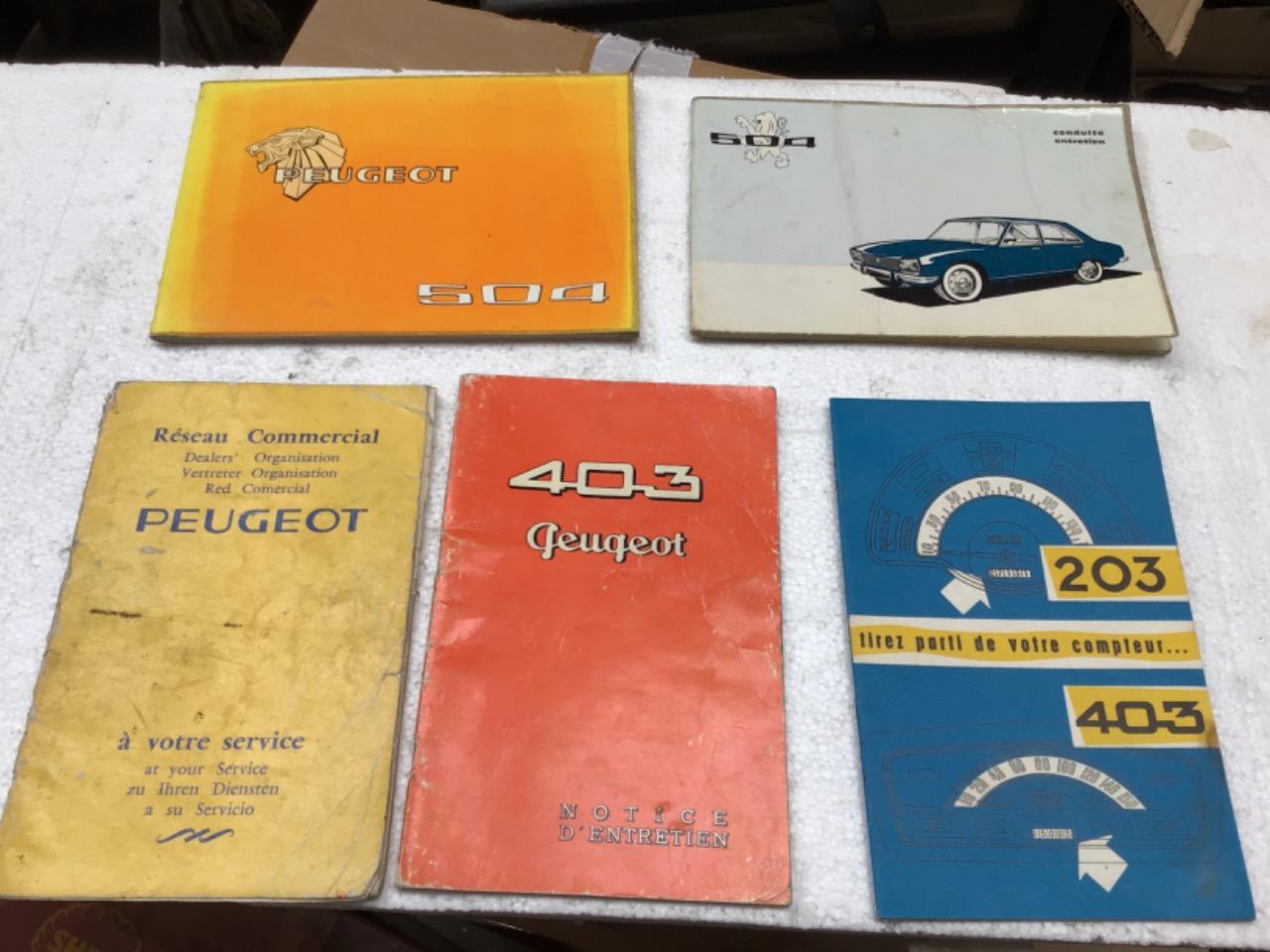 MANUEL/LIVRET/ NOTICE PEUGEOT 203/403/504 LesAnciennes.com