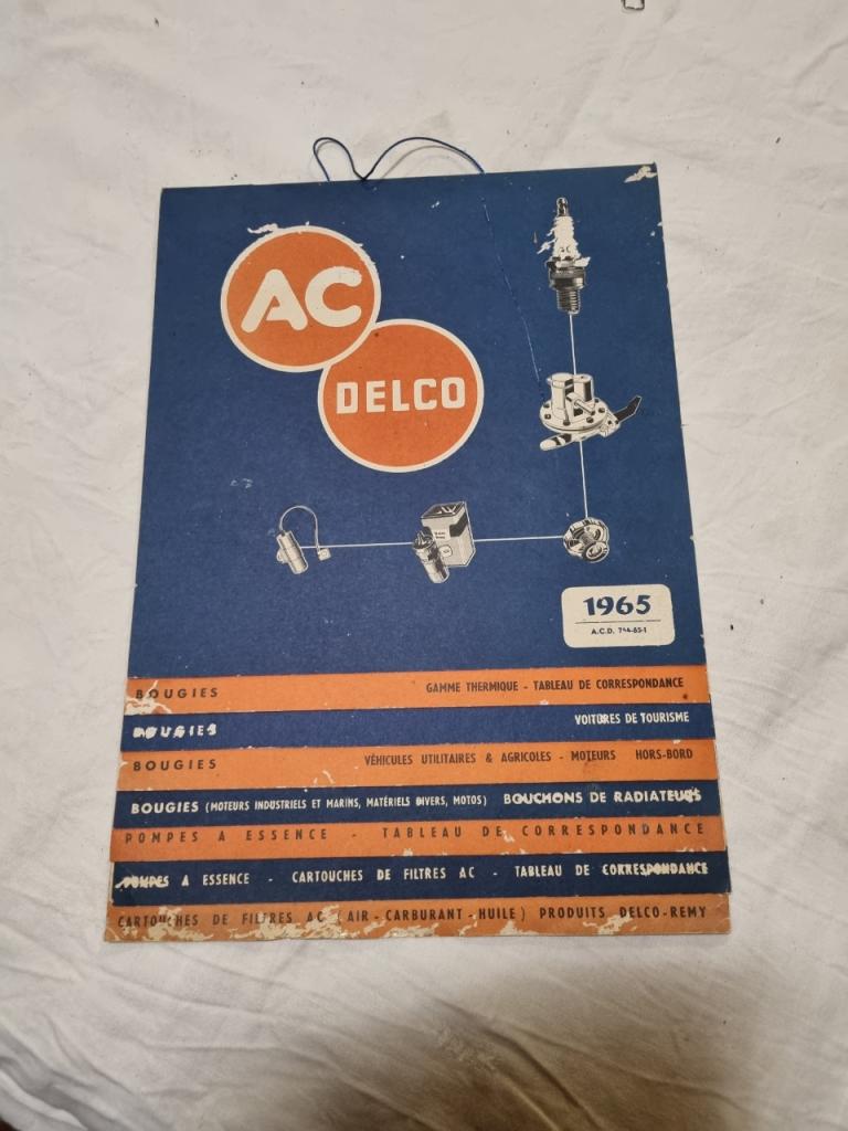 AC DELCO catalogue LesAnciennes.com