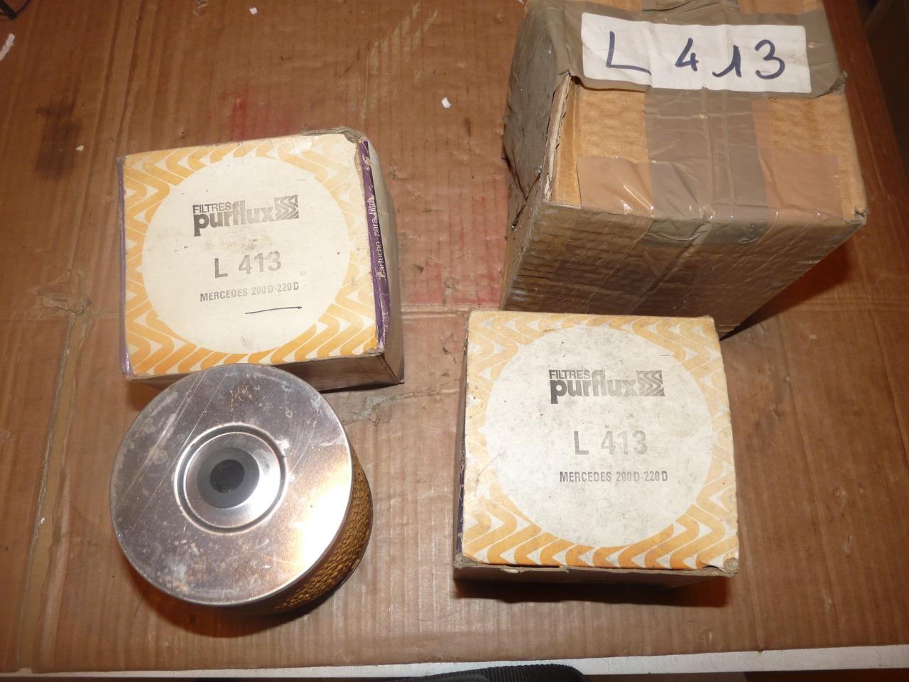 3 Filtres a Huile L 413 MERCEDES 200 D/220D LesAnciennes.com