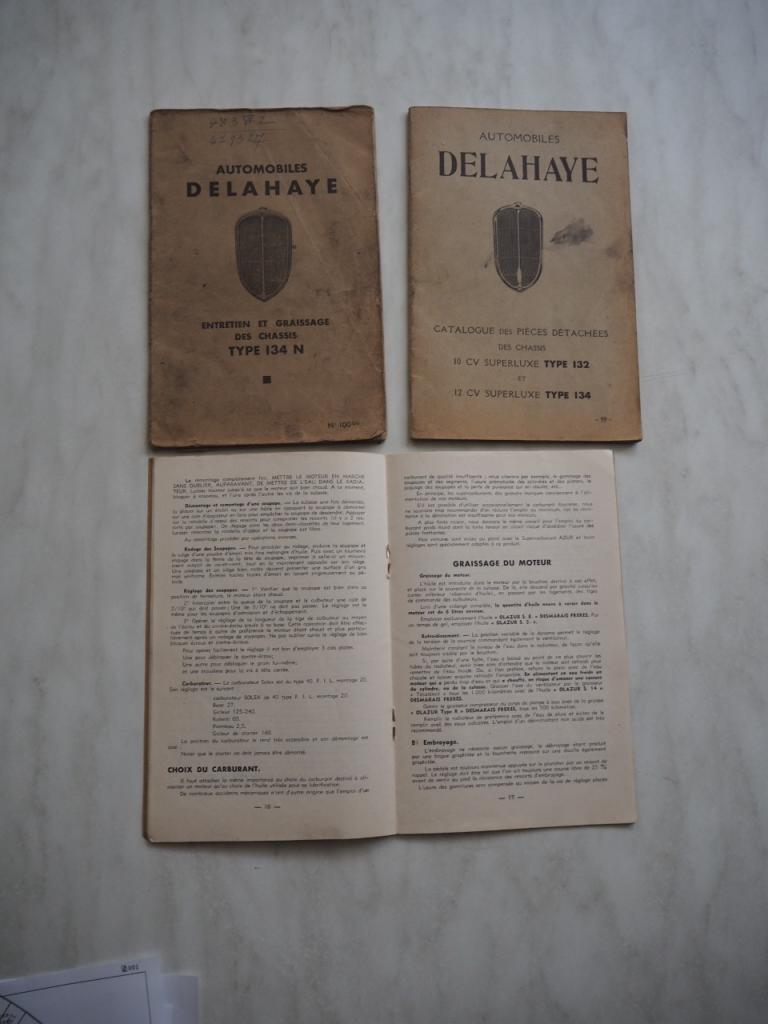 DELAHAYE 134 - documentation originale LesAnciennes.com