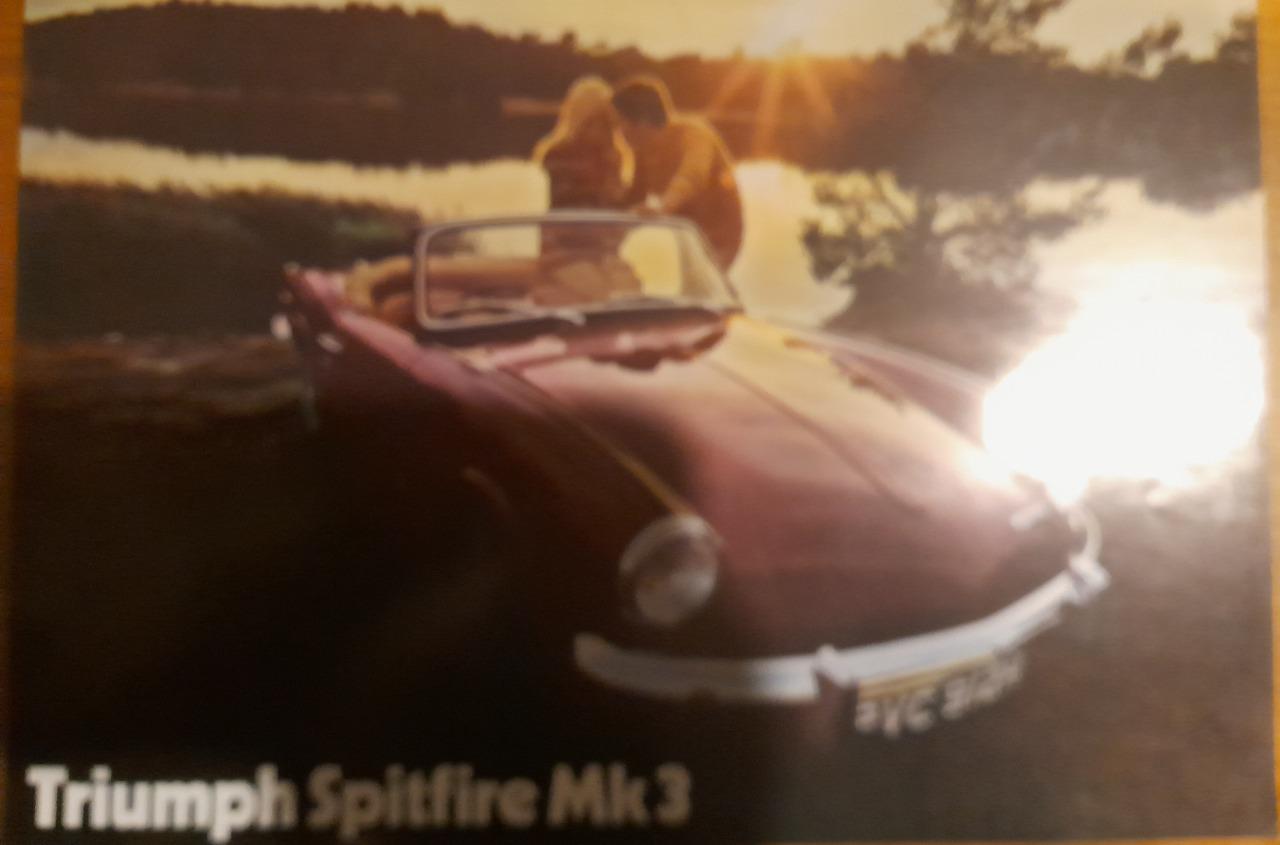 Triumph Spitfire Mk3 catalogue publicitaire LesAnciennes.com