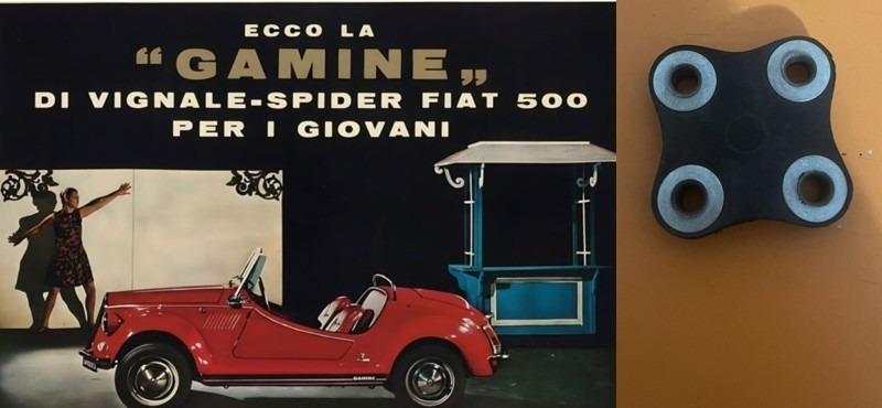 FIAT 500 GAMINE VIGNALE JOINT VOLANT LesAnciennes.com