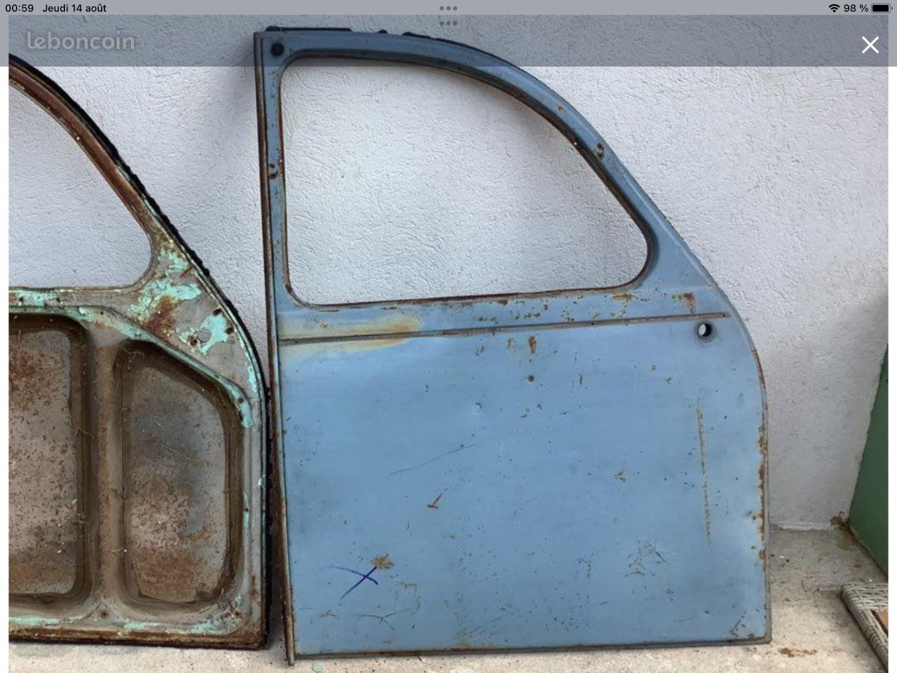 Porte CITROEN 2CV AZ LesAnciennes.com
