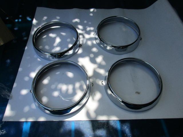 Anneaux chromés de phares pour Lamborghini Espada LesAnciennes.com