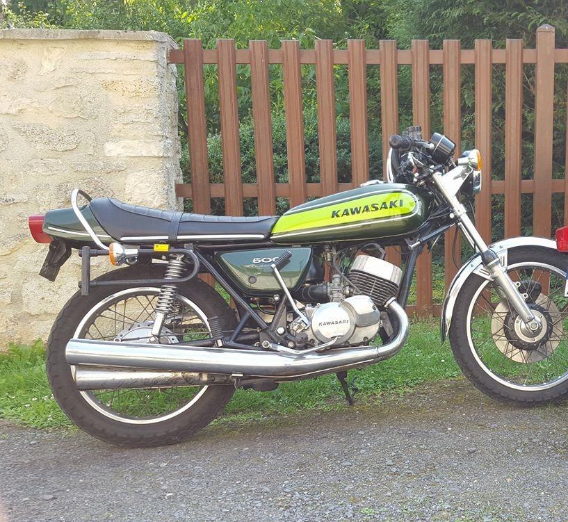 KAWASAKI 500 KH 500 H1 D - 1973 LesAnciennes.com