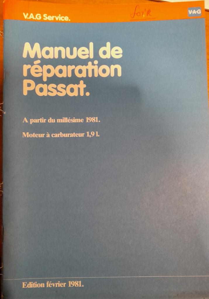 VW Passat Manuel de réparation LesAnciennes.com