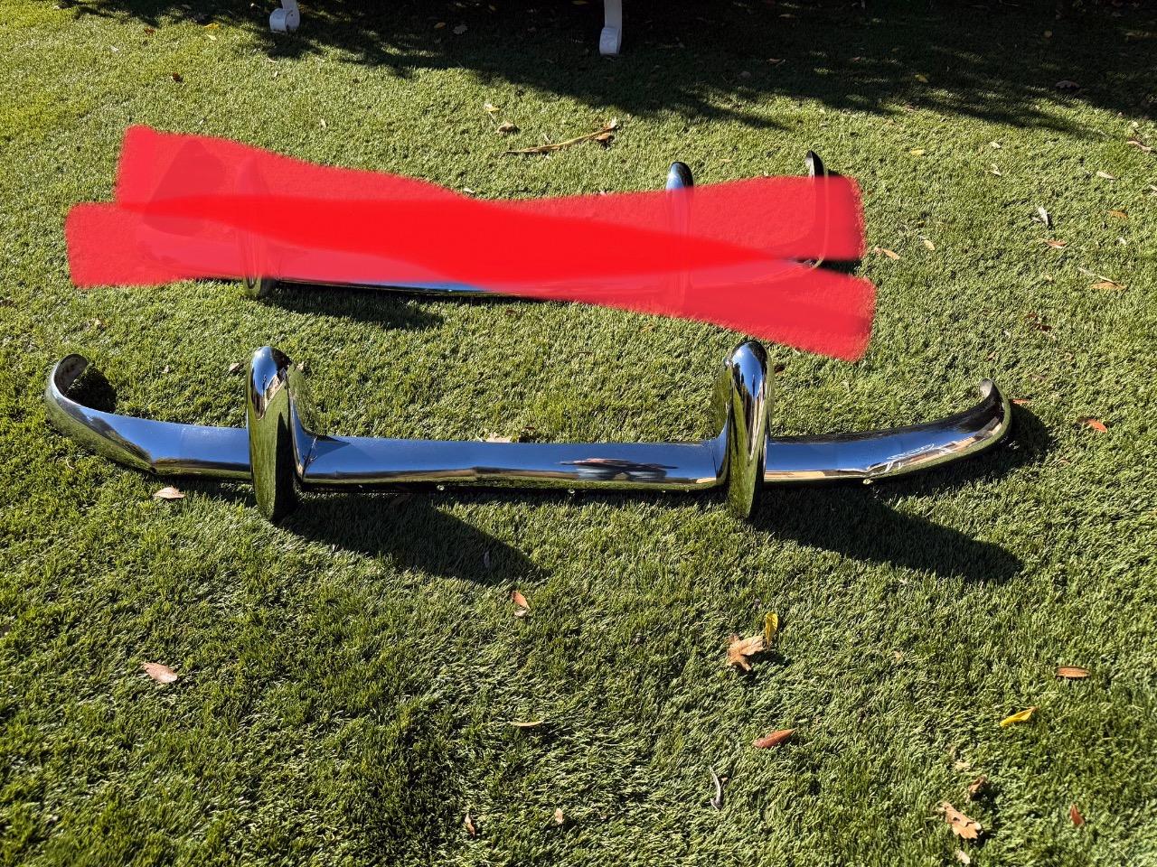 Pare-chocs avant chromé TRIUMPH TR4 LesAnciennes.com