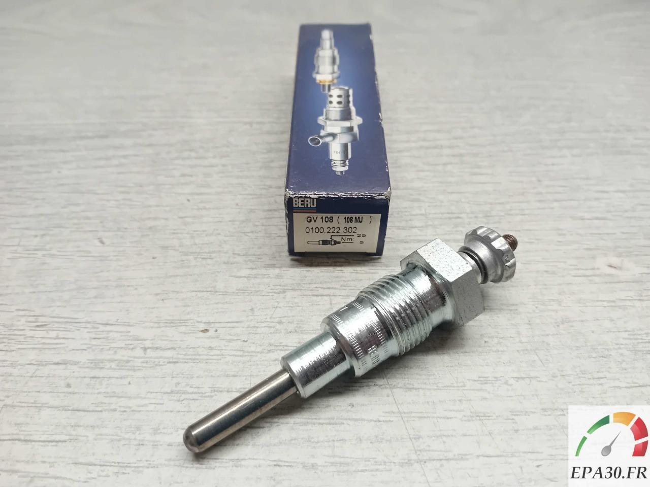 GV108 – BOUGIE NEUVE PRECHAUFFAGE PEUGEOT 504 J7 LesAnciennes.com