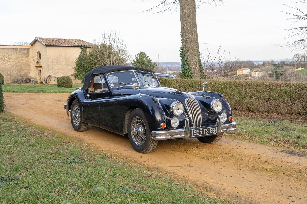 1955 Jaguar XK140 DHC LesAnciennes.com