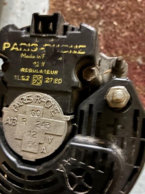 Pièces PARIS RHONE Toutes marques Alternateur LesAnciennes.com