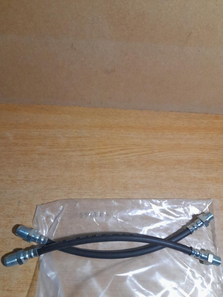 Kit 4 Flexibles De Frein ATEC - Avant 370mm / Arrière 280mm - Compatible Mercedes W123, W124, W126 Et Autres