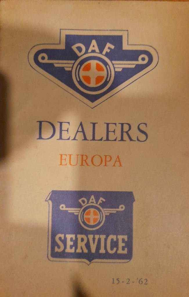 Daf Liste des dealers en Europe 1962 LesAnciennes.com