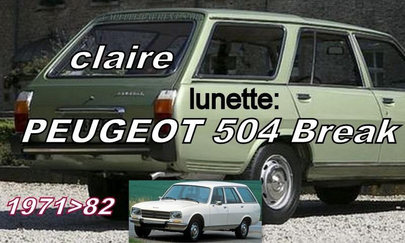 PEUGEOT 504 PARE BRISE NEUF LesAnciennes.com