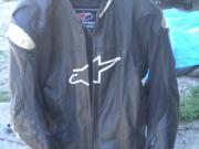 image_1-Pièces BLOUSON PANTALON combinaison cuir moto