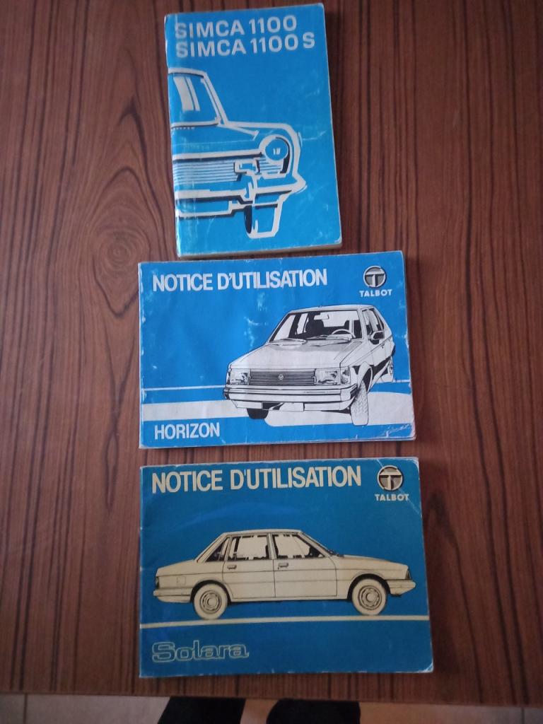 Livrets d entretien et d utilisation LesAnciennes.com