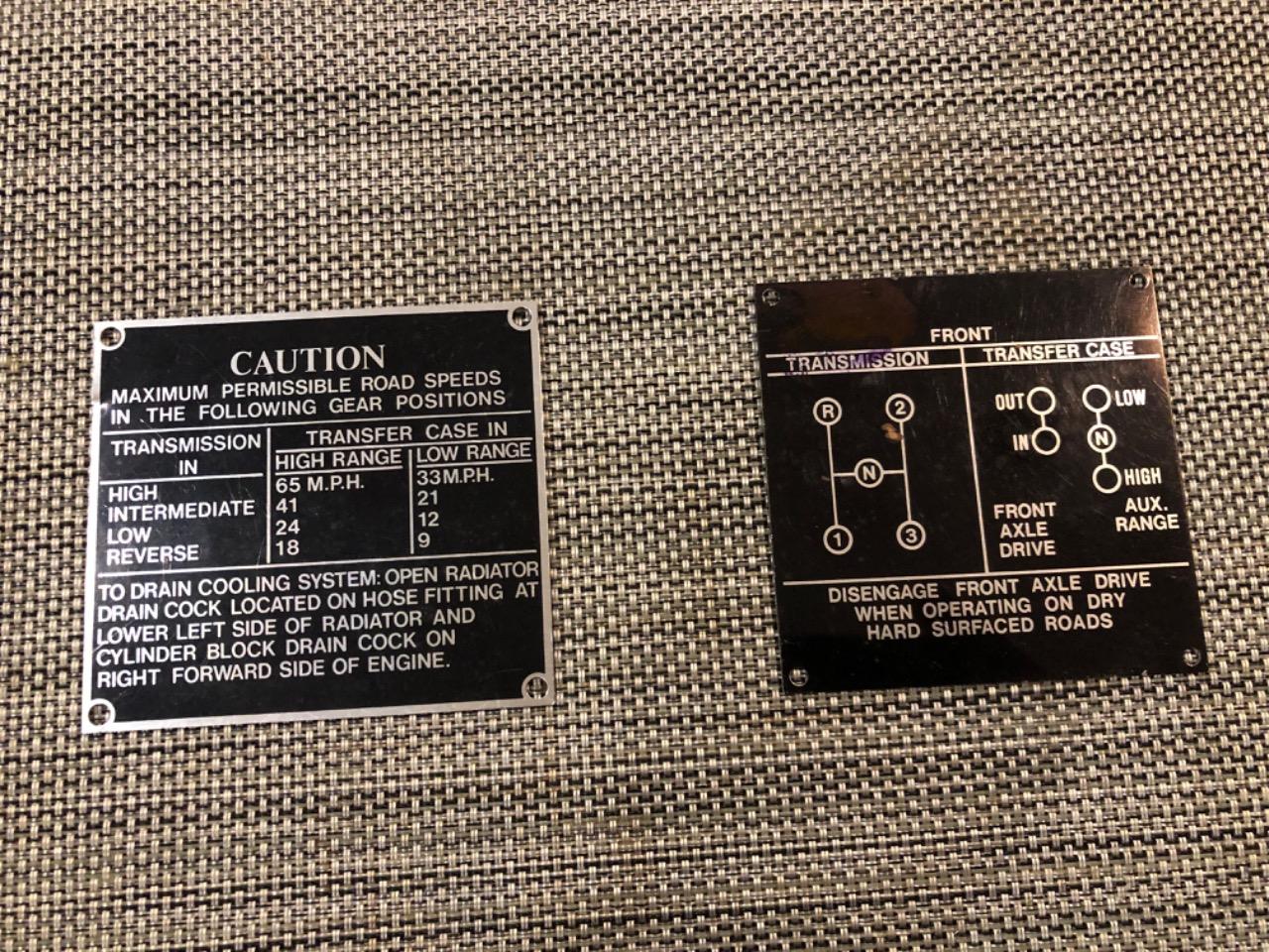 Jeu plaquettes intérieur JEEP Willys mb gpw LesAnciennes.com