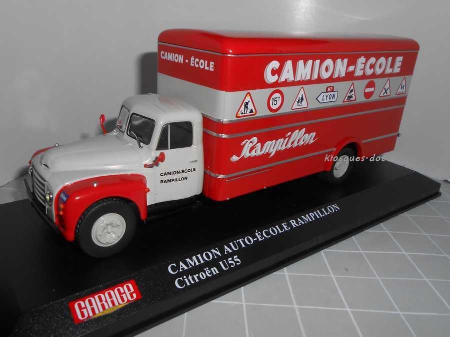Camion 1/43 :CITROEN U55 auto -ecole LesAnciennes.com