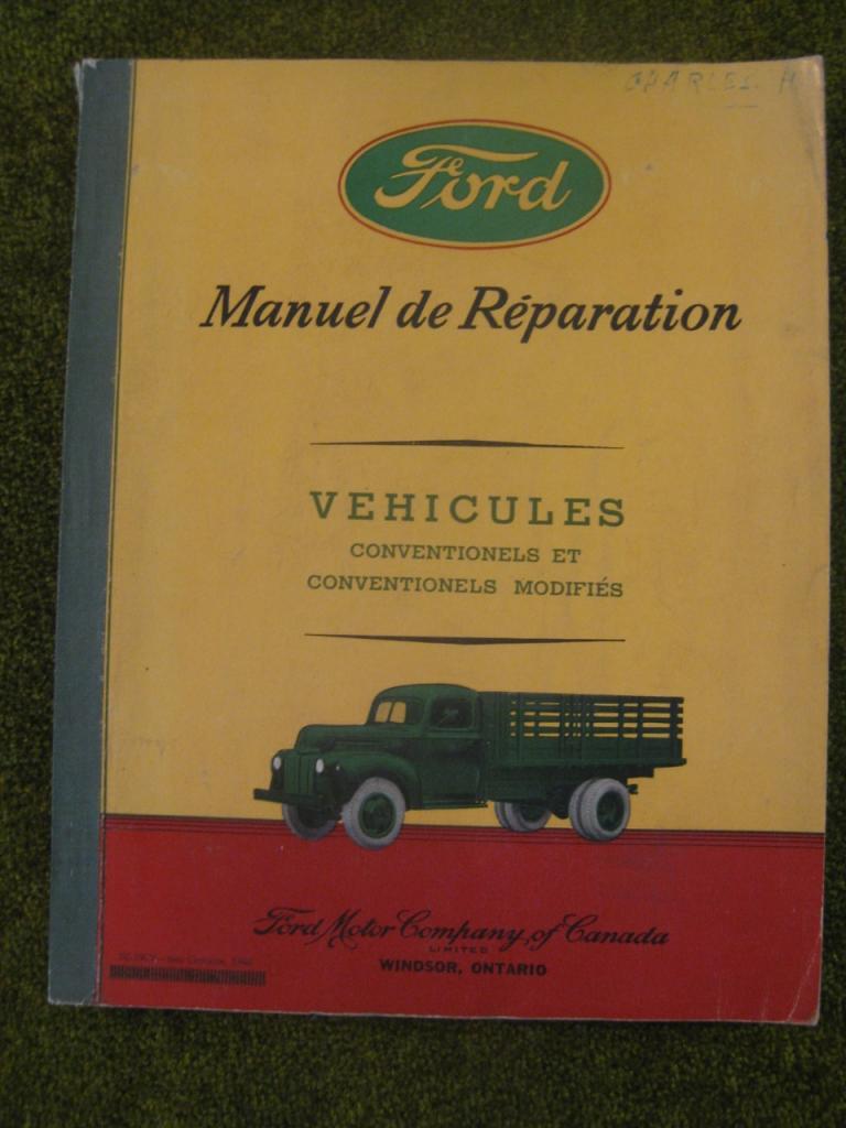 Manuel atelier Ford 1946 en Français. LesAnciennes.com