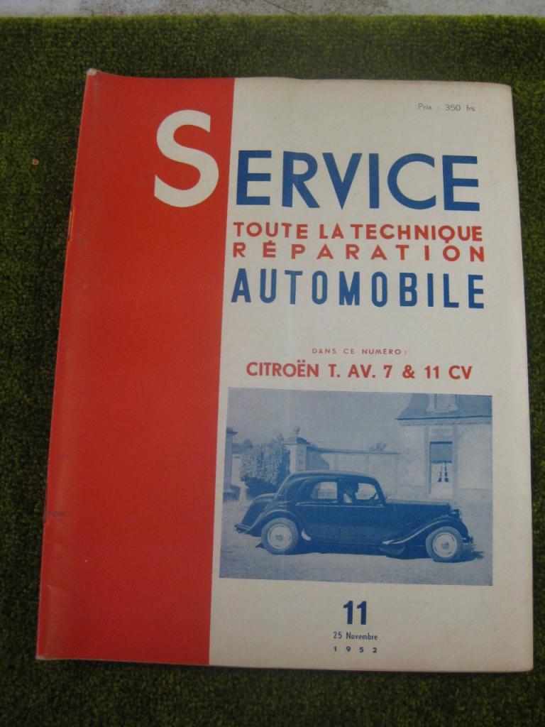 Citroën Traction. Service 11/1952 LesAnciennes.com