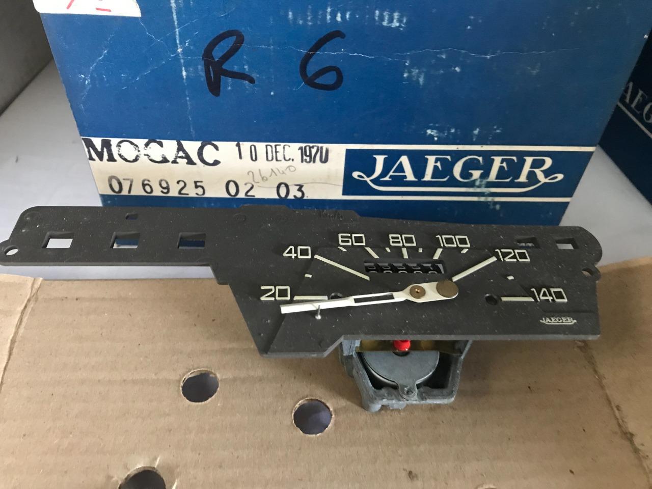 Compteur neuf JAEGER RENAULT R6 LesAnciennes.com