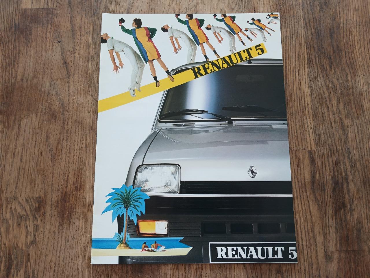 Catalogue gamme RENAULT 5 (R5) 1984 LesAnciennes.com