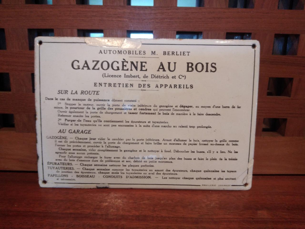 Plaque BERLIET automobiles LesAnciennes.com