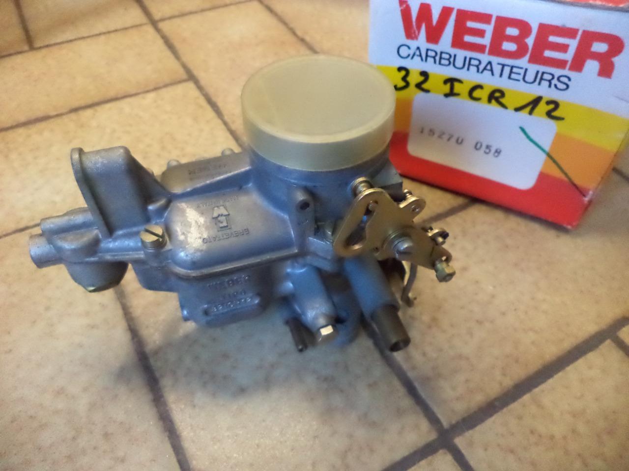 Carburateur weber 32ICR 12 simca 1000 GLS 15270058 LesAnciennes.com