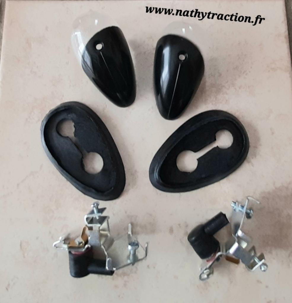 Kit cabochon N/B clignotant TRACTION CITROËN LesAnciennes.com